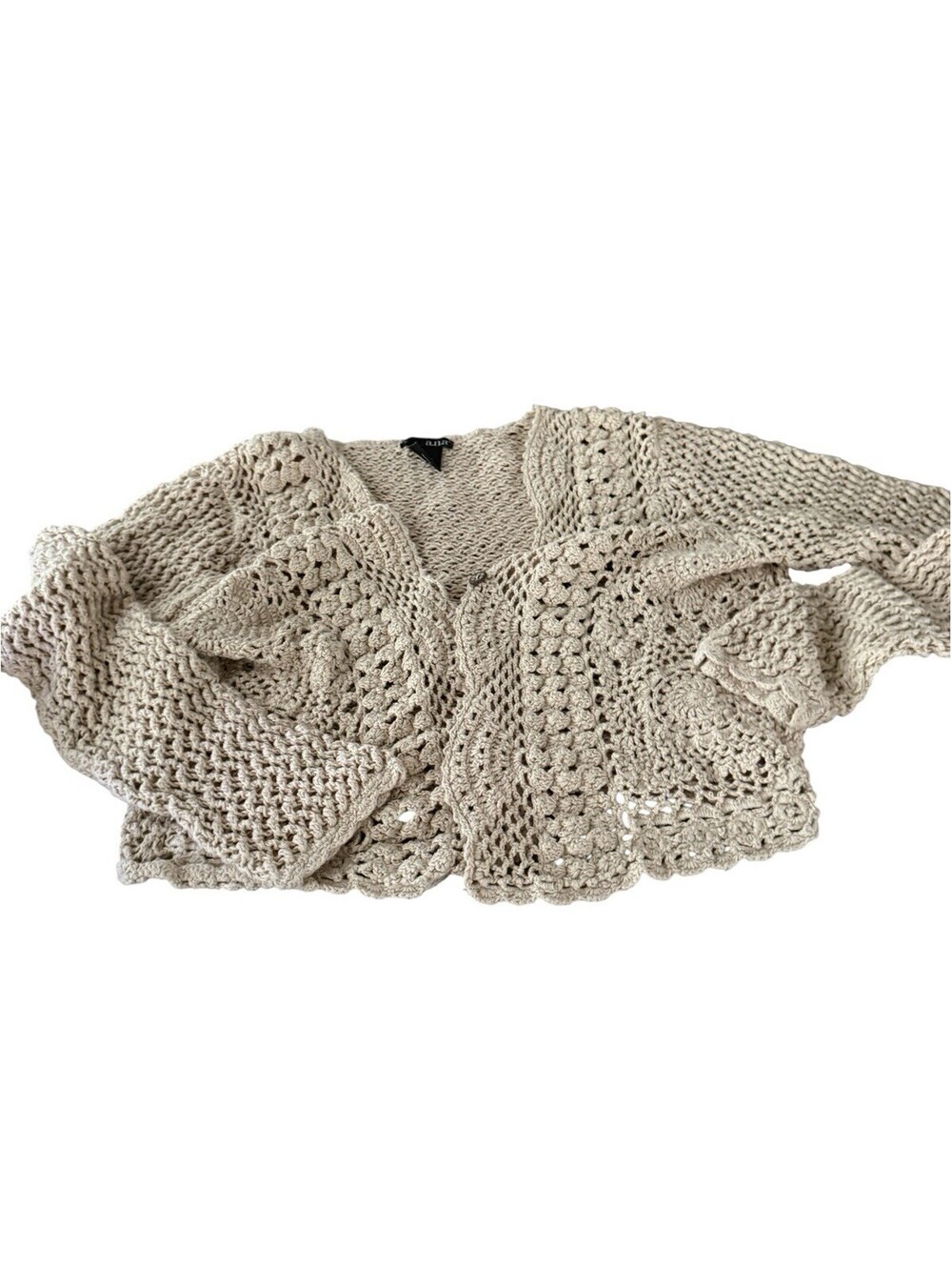 A.N.A. Crop Cardigan Sweater Size L